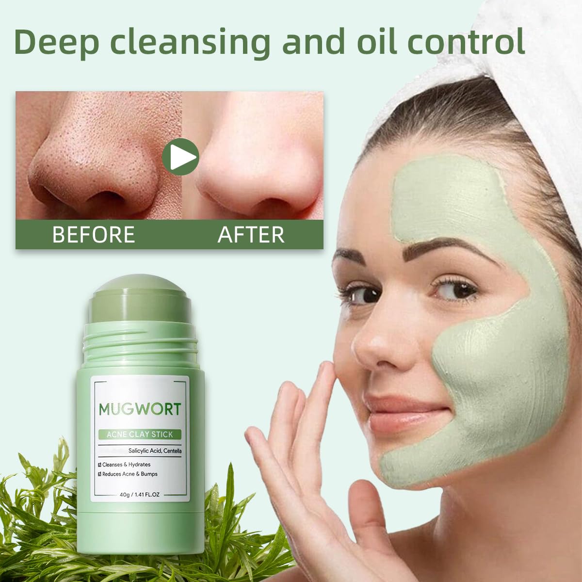 Skintific Blackhead & Pore Clearing Clay Stick Duo