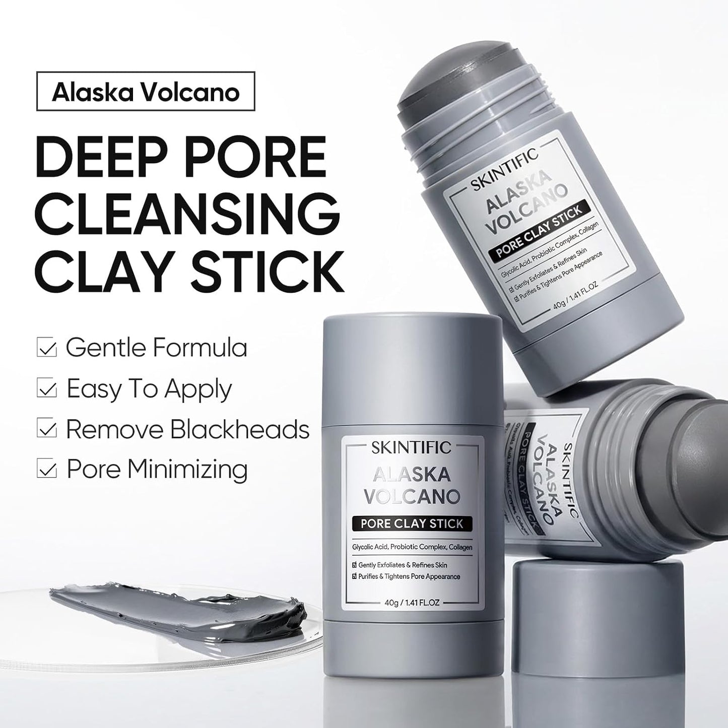 Skintific Blackhead & Pore Clearing Clay Stick Duo