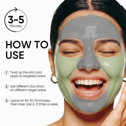 Skintific Blackhead & Pore Clearing Clay Stick Duo