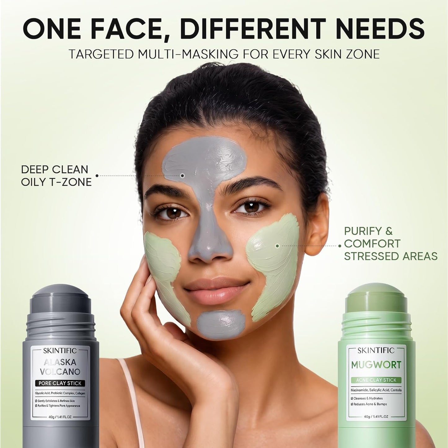 Skintific Blackhead & Pore Clearing Clay Stick Duo
